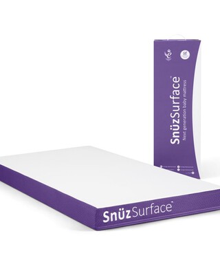 SnuzSurface Adaptable Cot Bed Mattress - 68 x 118 (SnuzKot)