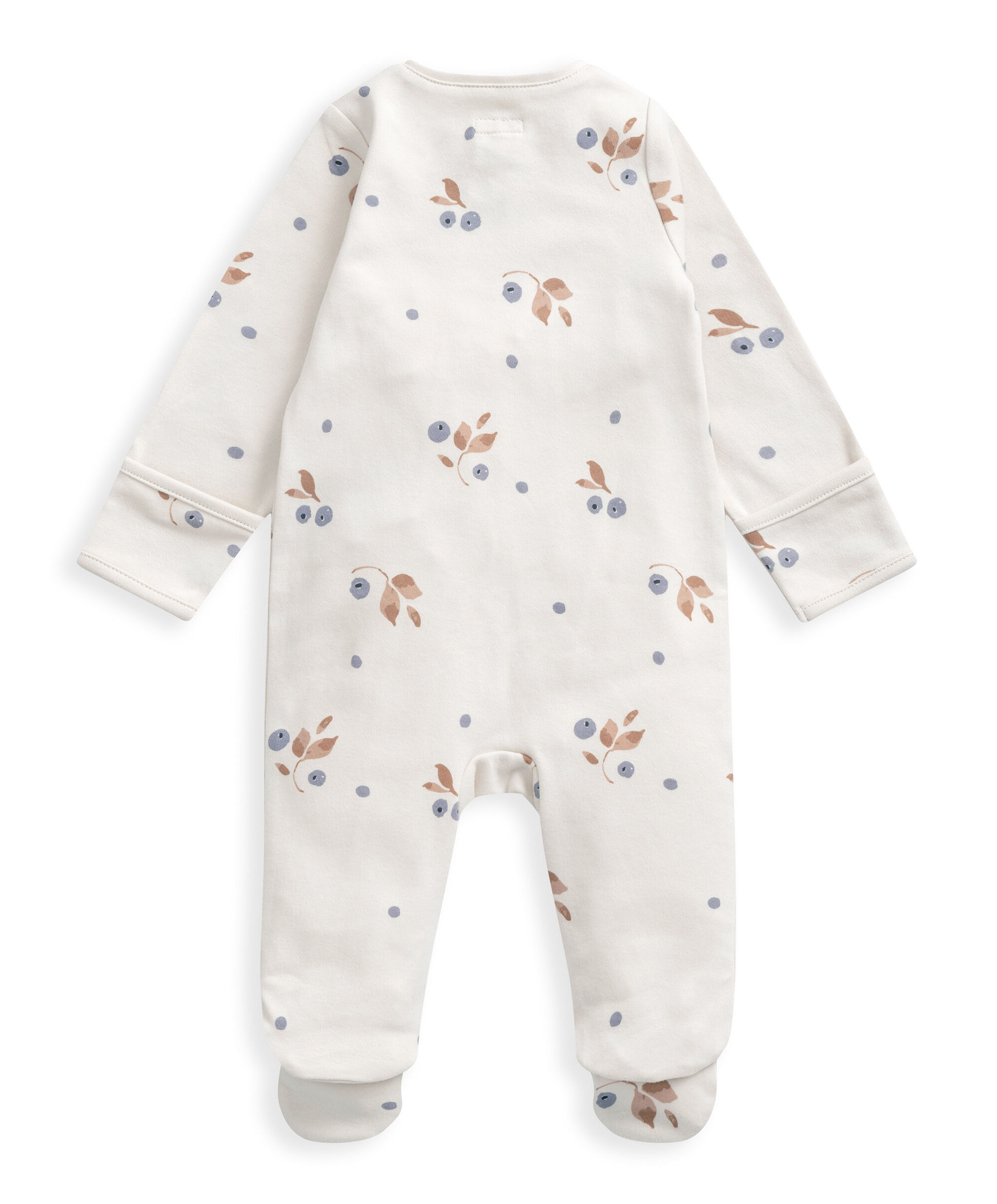 Berry Floral Print Zip All In One image number 3