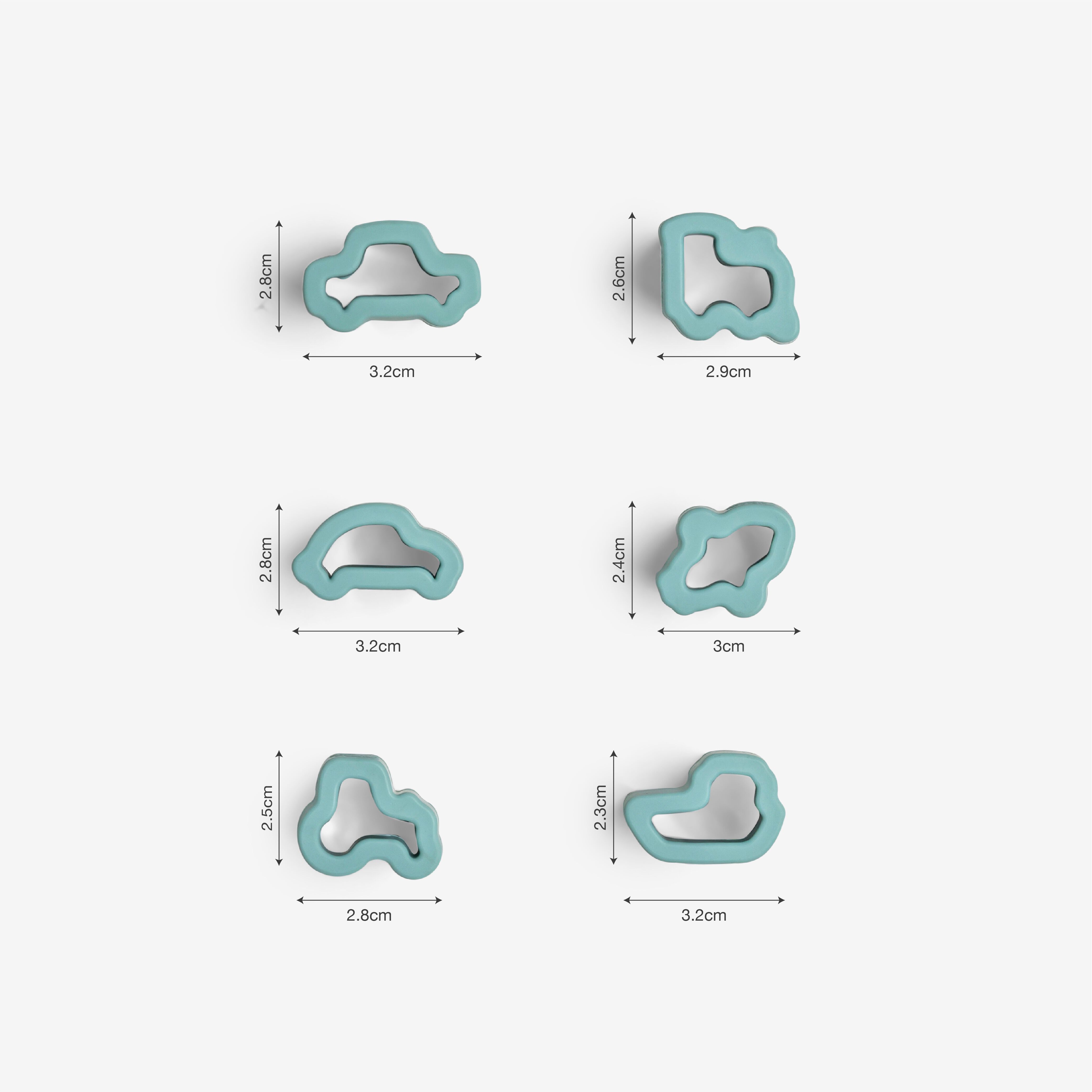 Fruit Cutters - Vehicles (Set of 6) image number 3