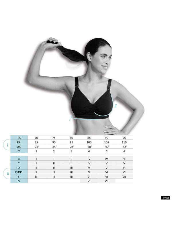 Cariwell Lace Maternity & Nursing Bra-Vll Black image number 4