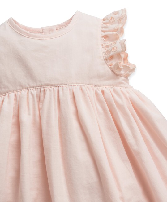Pink Broderie Dress image number 3