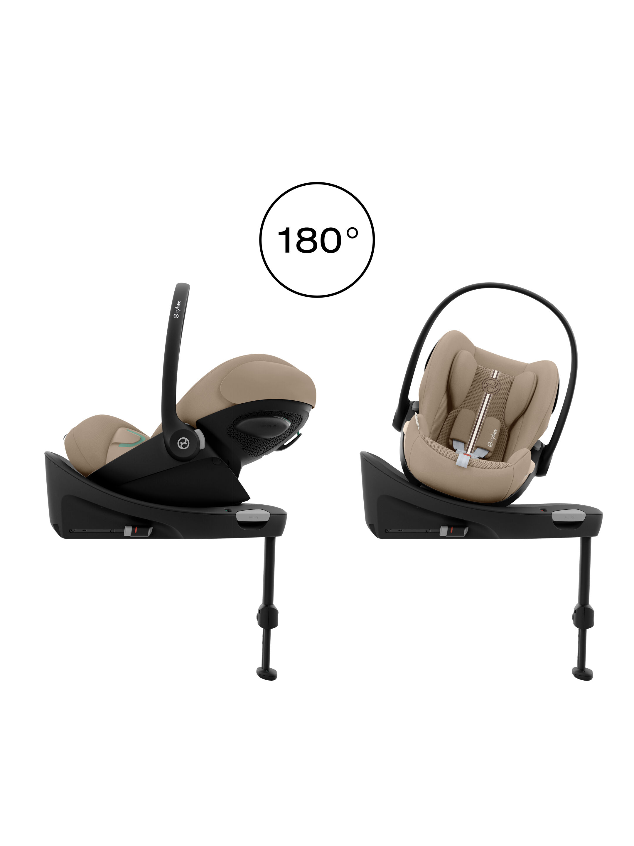 Cybex Cloud G i-Size Plus Infant Car Seat - Almond Beige (from Birth to 2 Years/13 kg approx) image number 4