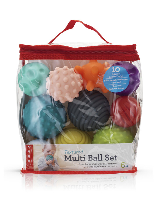 Infantino Textured Multi-Ball Set - 10 Piece image number 3