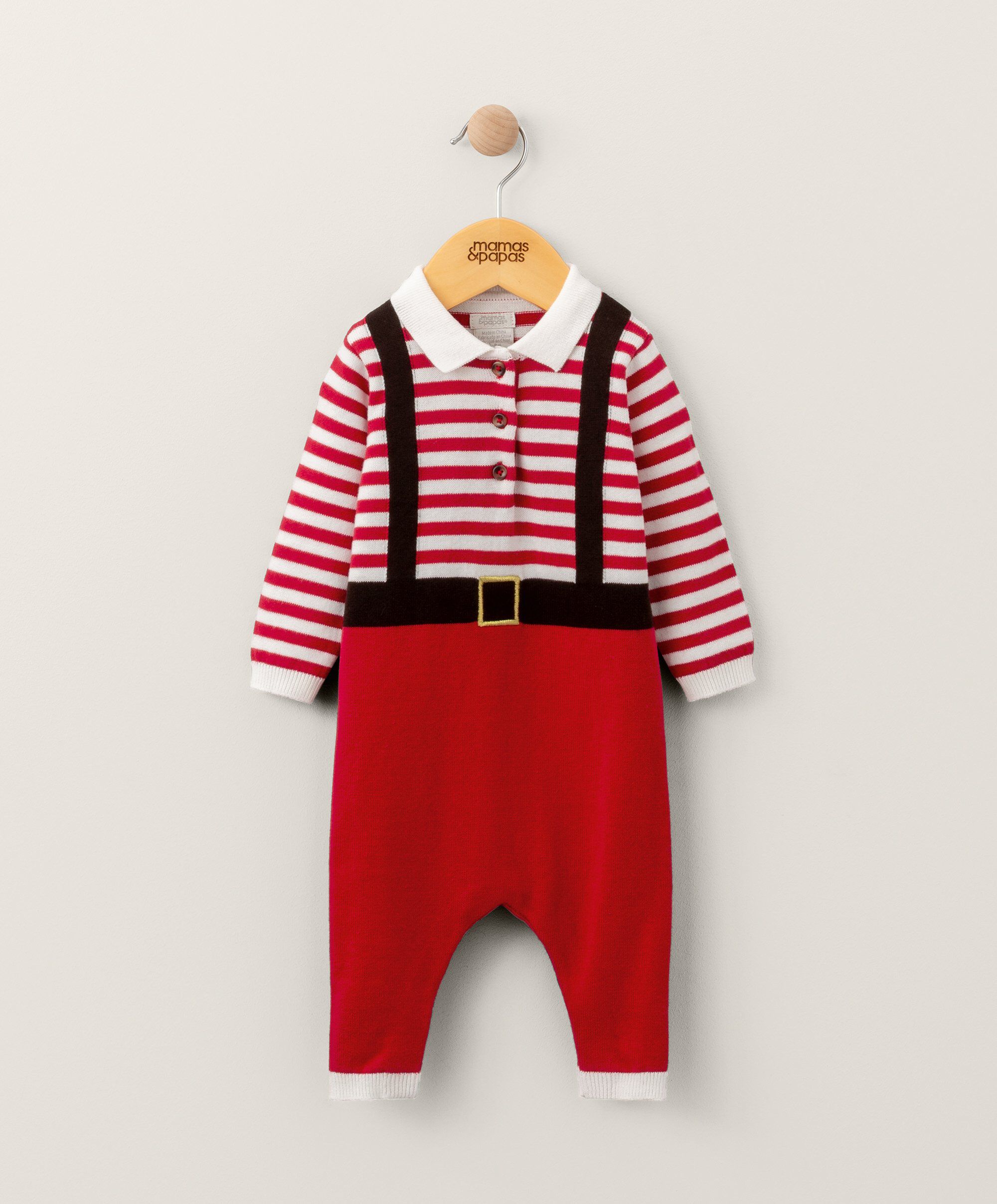 Knit Romper Red And White Striped Romper Baby Buy Santa Knitted