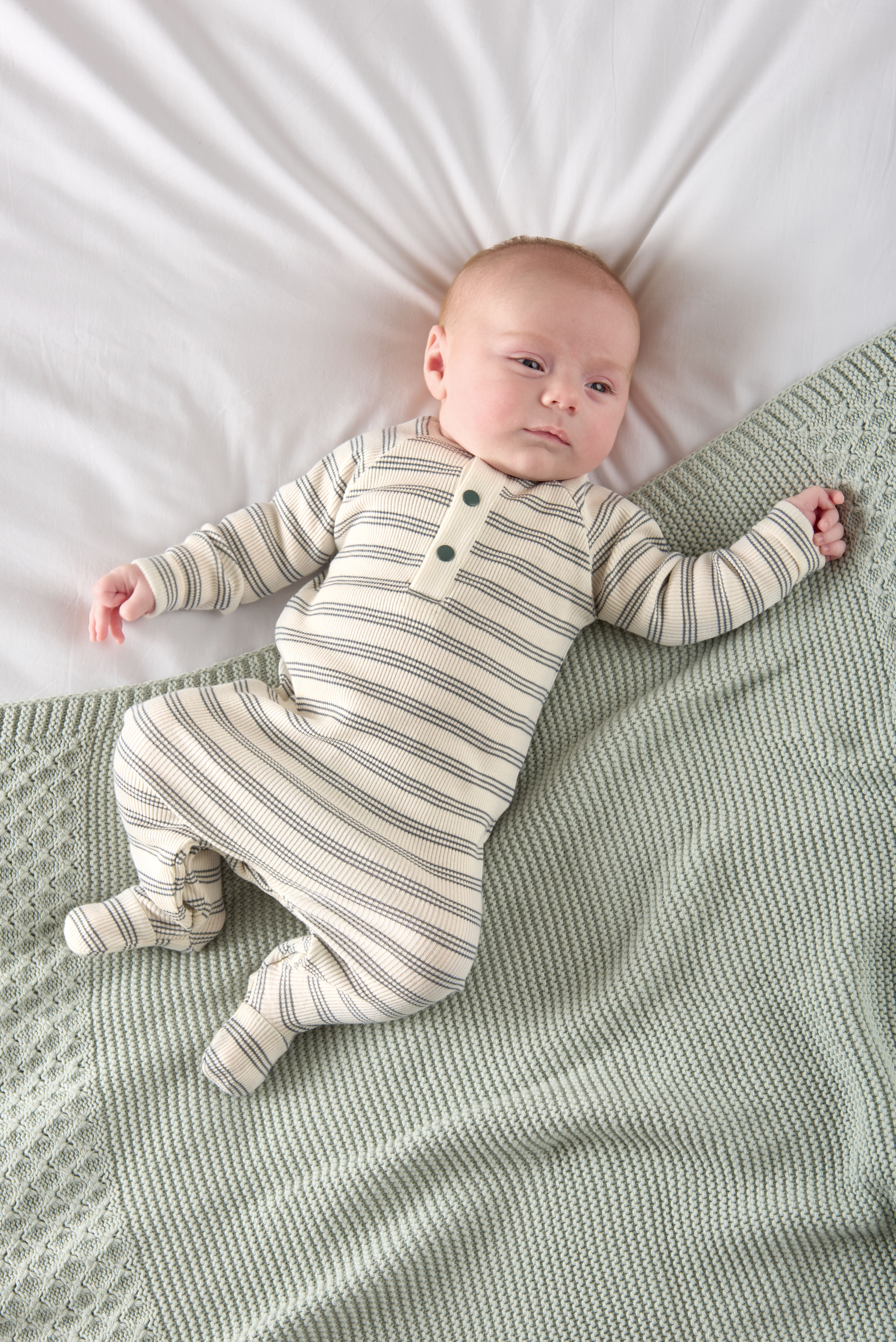 Ribbed Stripe All-In-One image number 7