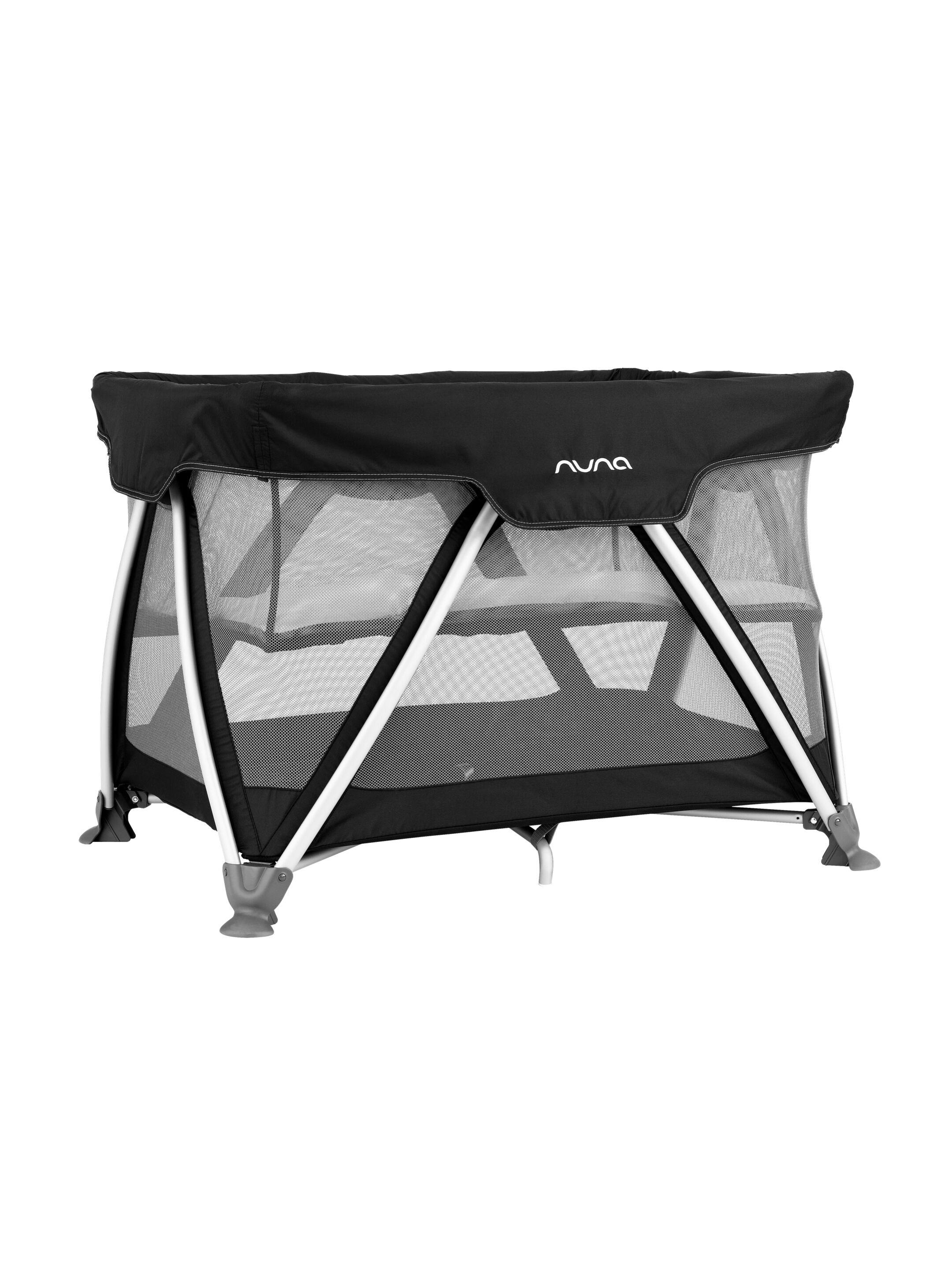 Nuna Sena Travel Cot - Night Black image number 1