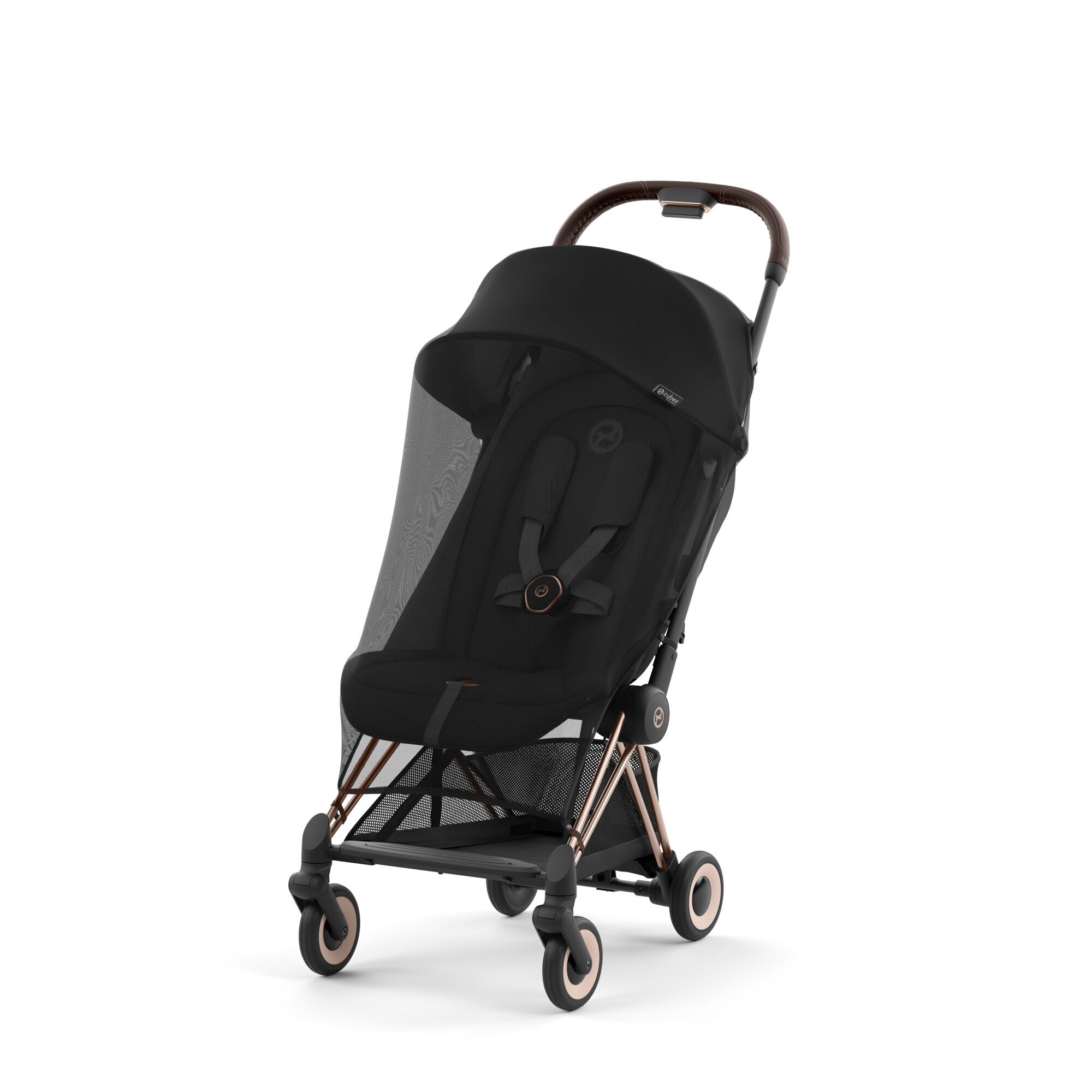 Cybex Coya Cabin Approved Stroller Sepia Black with Rose Gold Frame image number 6