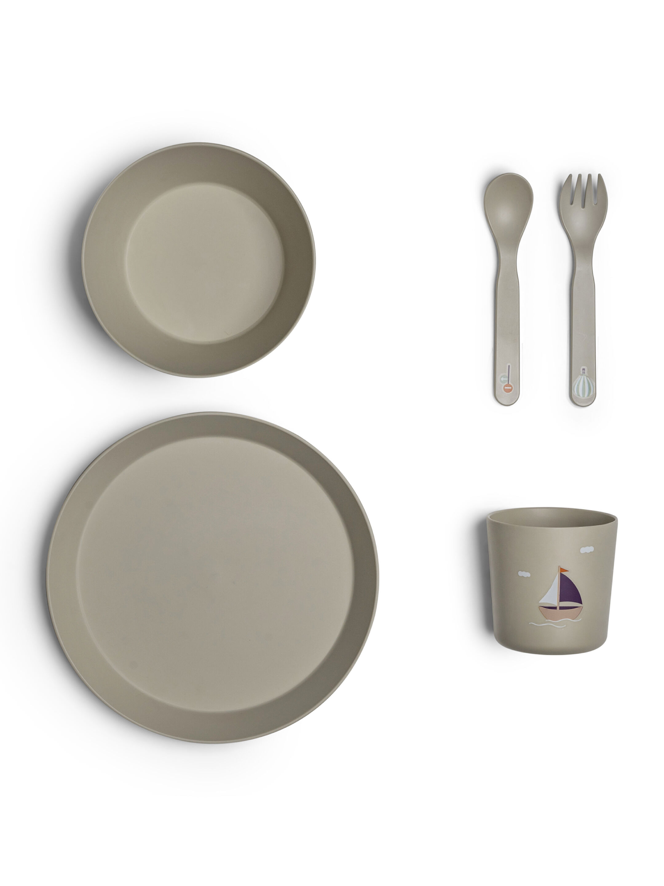 Citron Bio Based Tableware Set - Vehicles image number 2