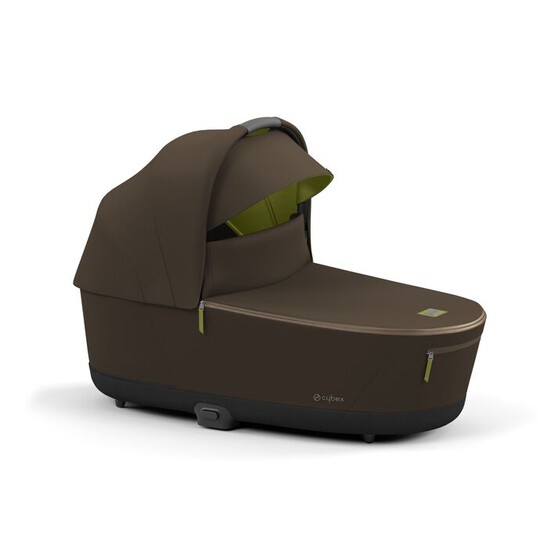 Cybex PRIAM Khaki Green Lux Carry Cot with Matt Black Frame image number 3