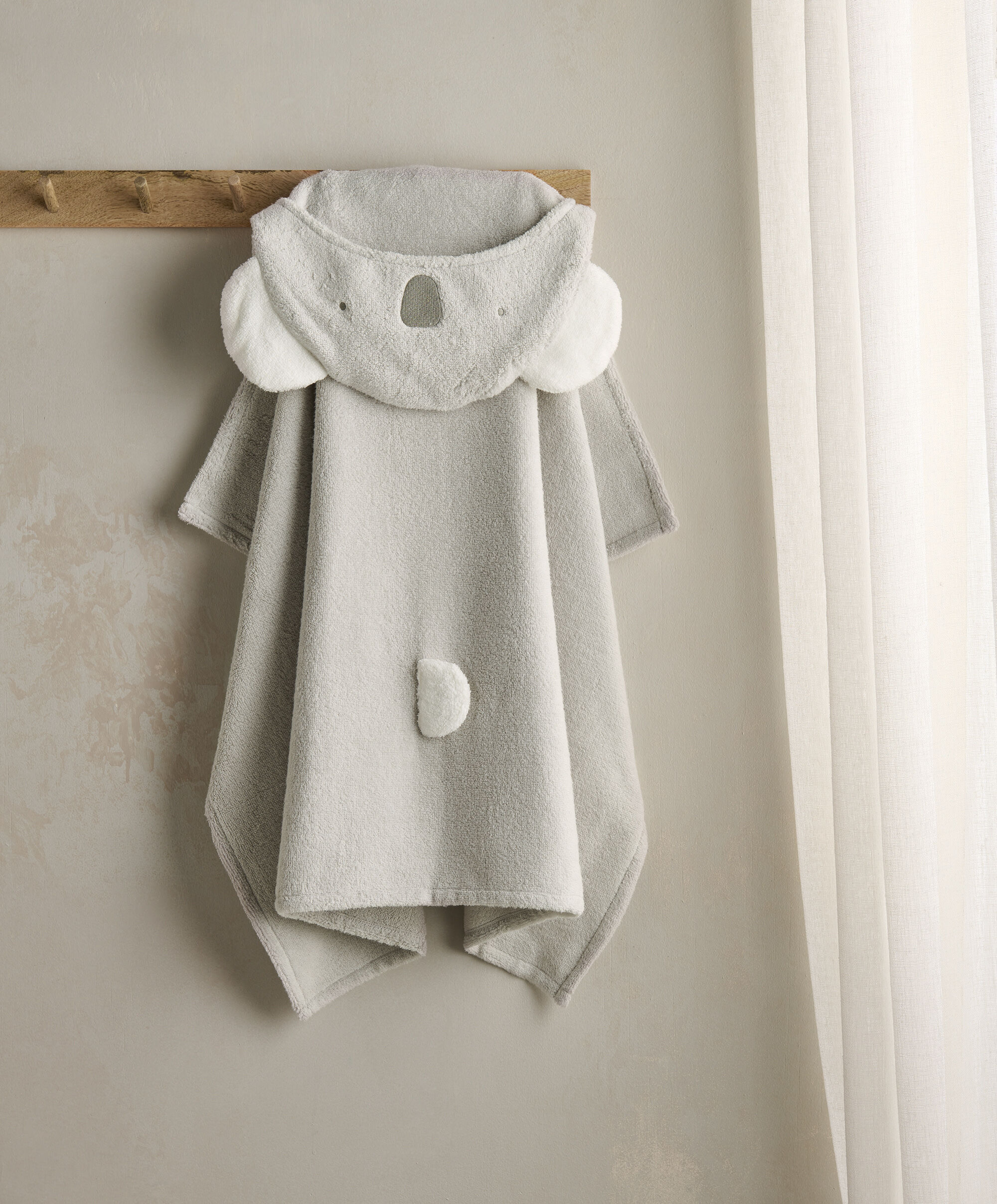 Hooded Baby Towel - Koala image number 1