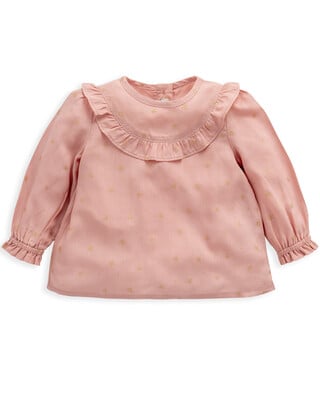 Pink Long Sleeved Blouse
