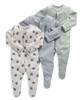 Koala Jersey Cotton Sleepsuits 3 Pack image number 1