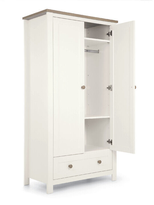 Keswick Nursery Wardrobe White Oak image number 3