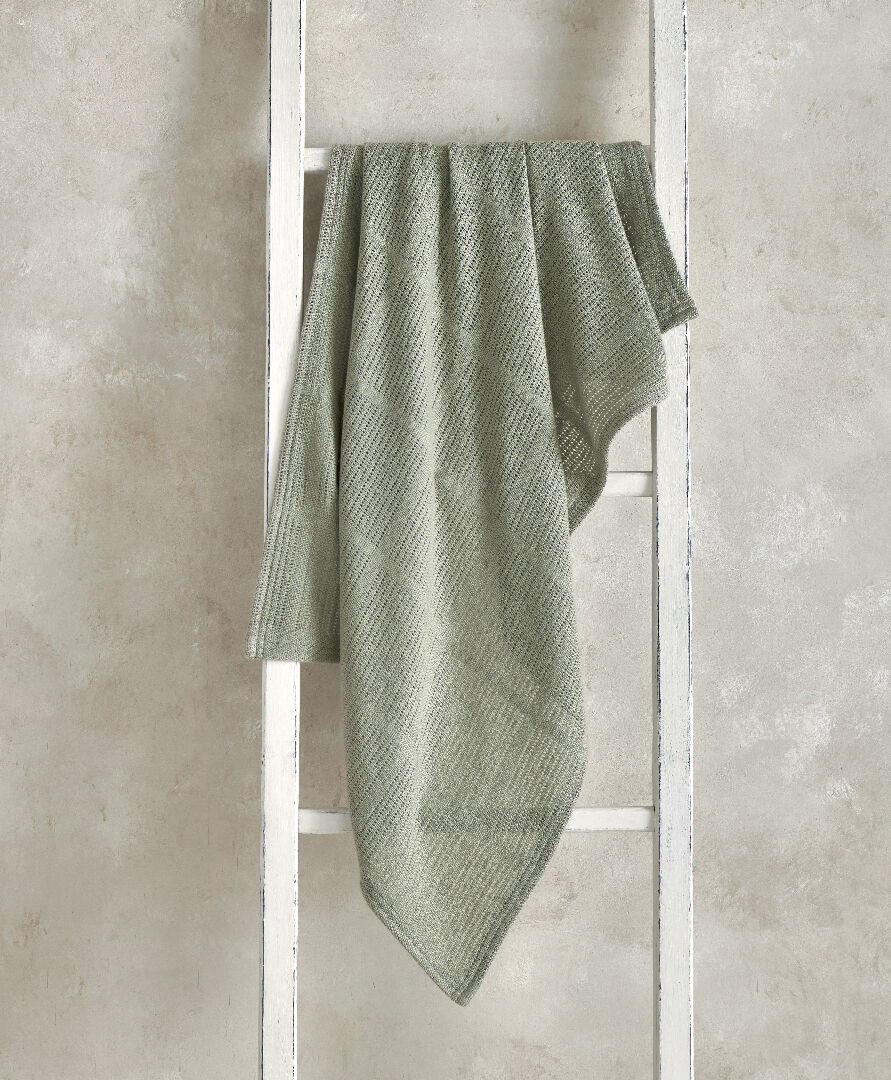 Cellular Blanket 70x100cm - Sage image number 2