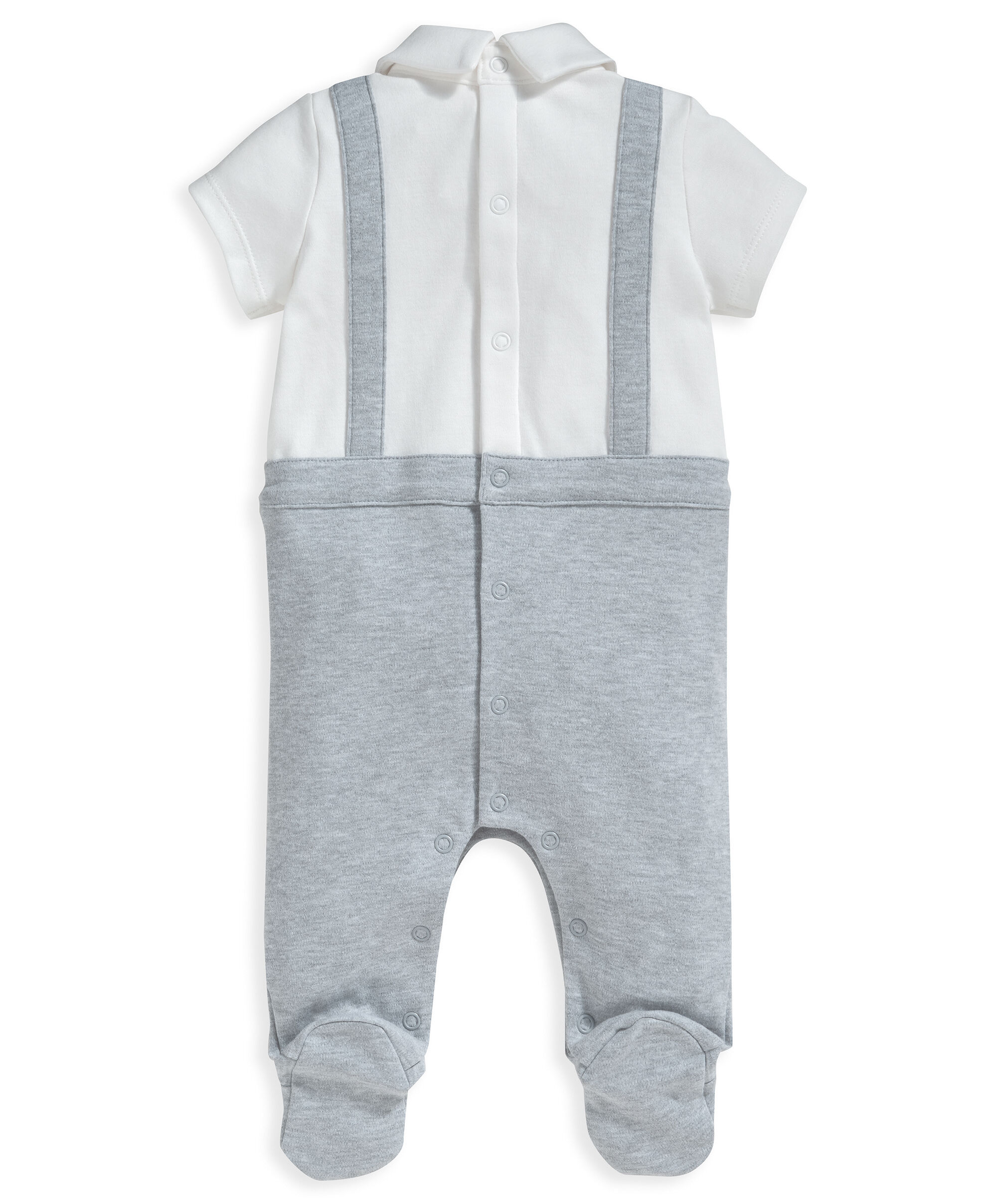 Grey Mock Braces All In One image number 2