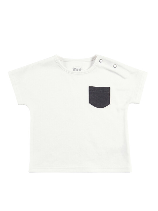 White Pocket T-Shirt image number 1