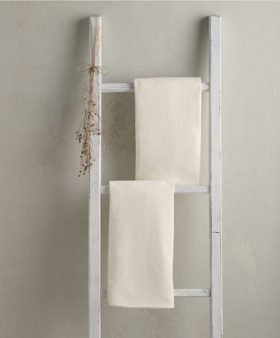 Fitted Cotbed Sheets - Cream (Pack of 2)