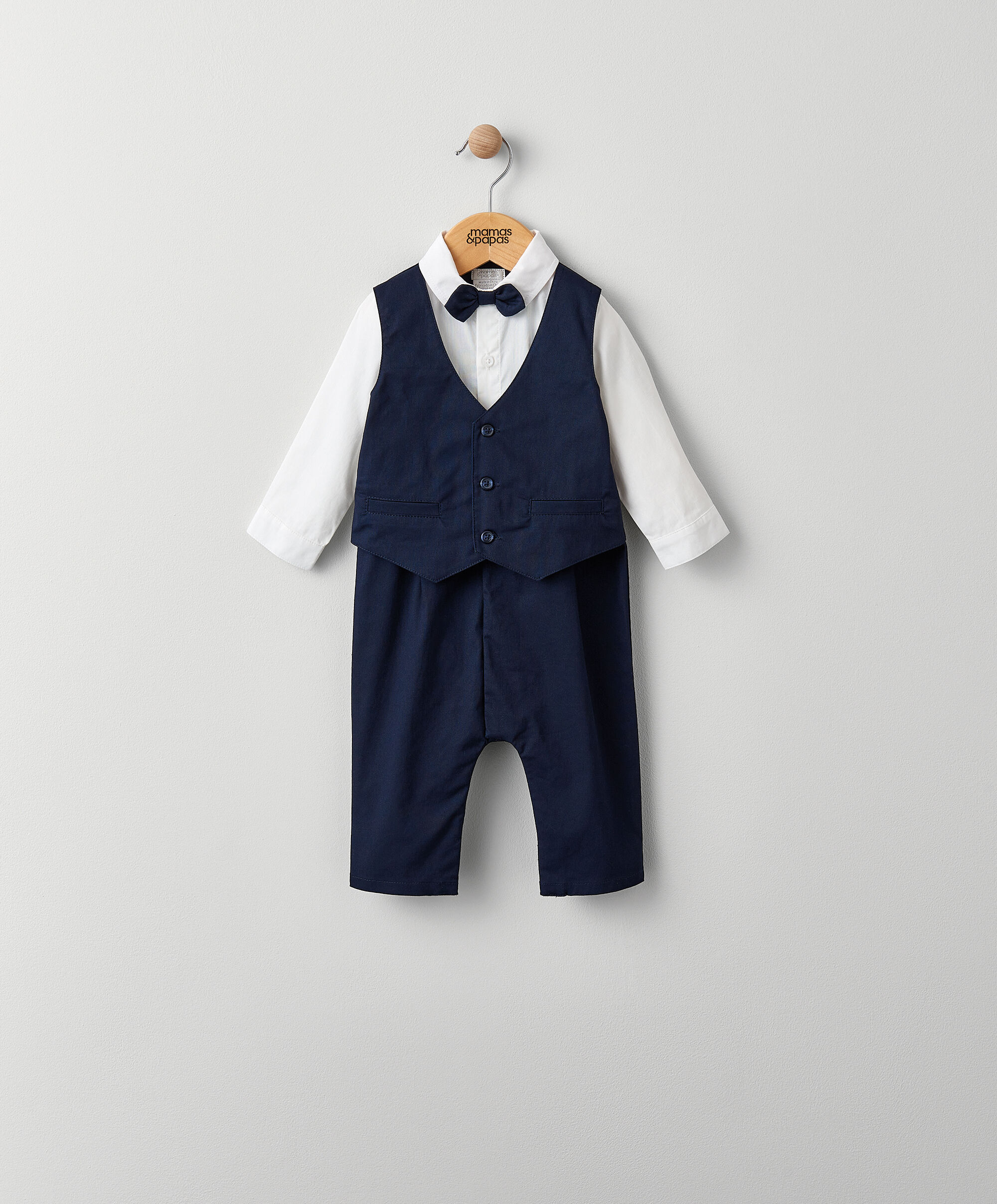 Blue Mock Suit Romper image number 1