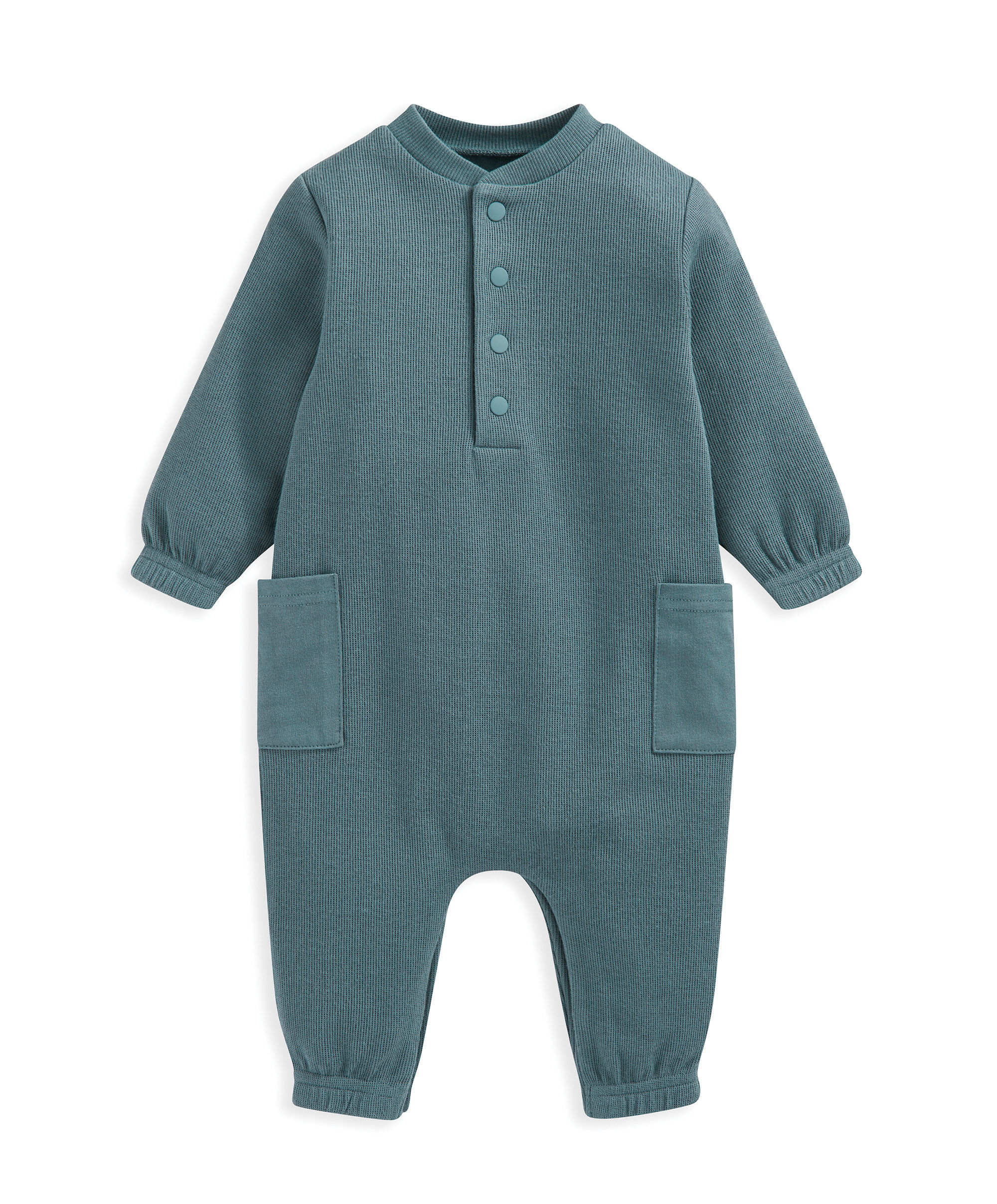 Pocket Romper - Blue image number 2
