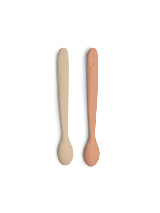 Citron Silicone Feeding Spoons Set of 2 Long - Ballerina image number 2