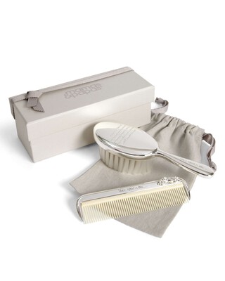 Once Upon a Time - Silver Brush & Comb Set