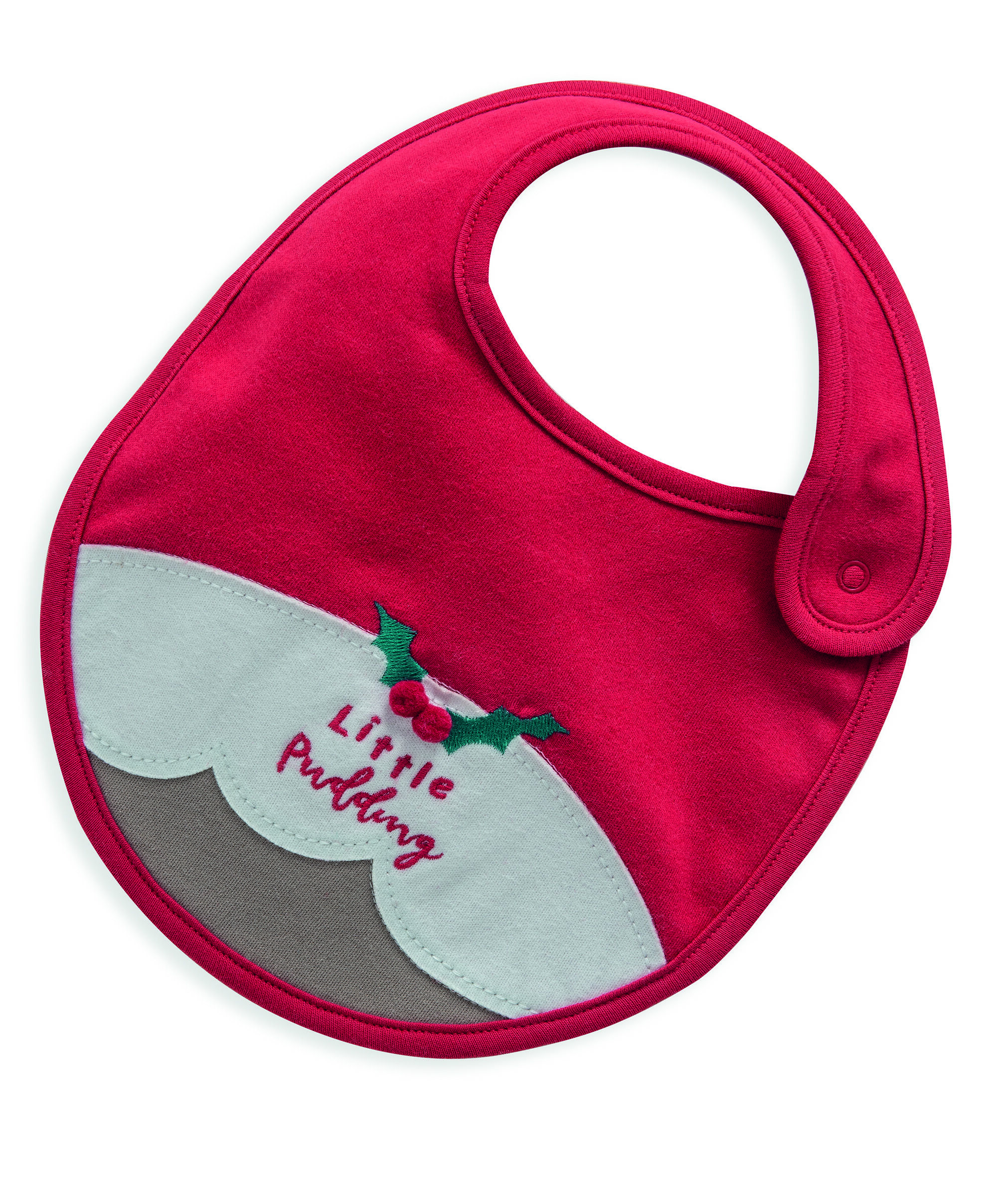 Little Pudding' Christmas Bib image number 1