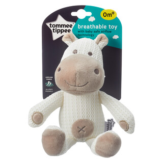 Tommee Tippee Breathable Toy, Harry The Hippo-Brown