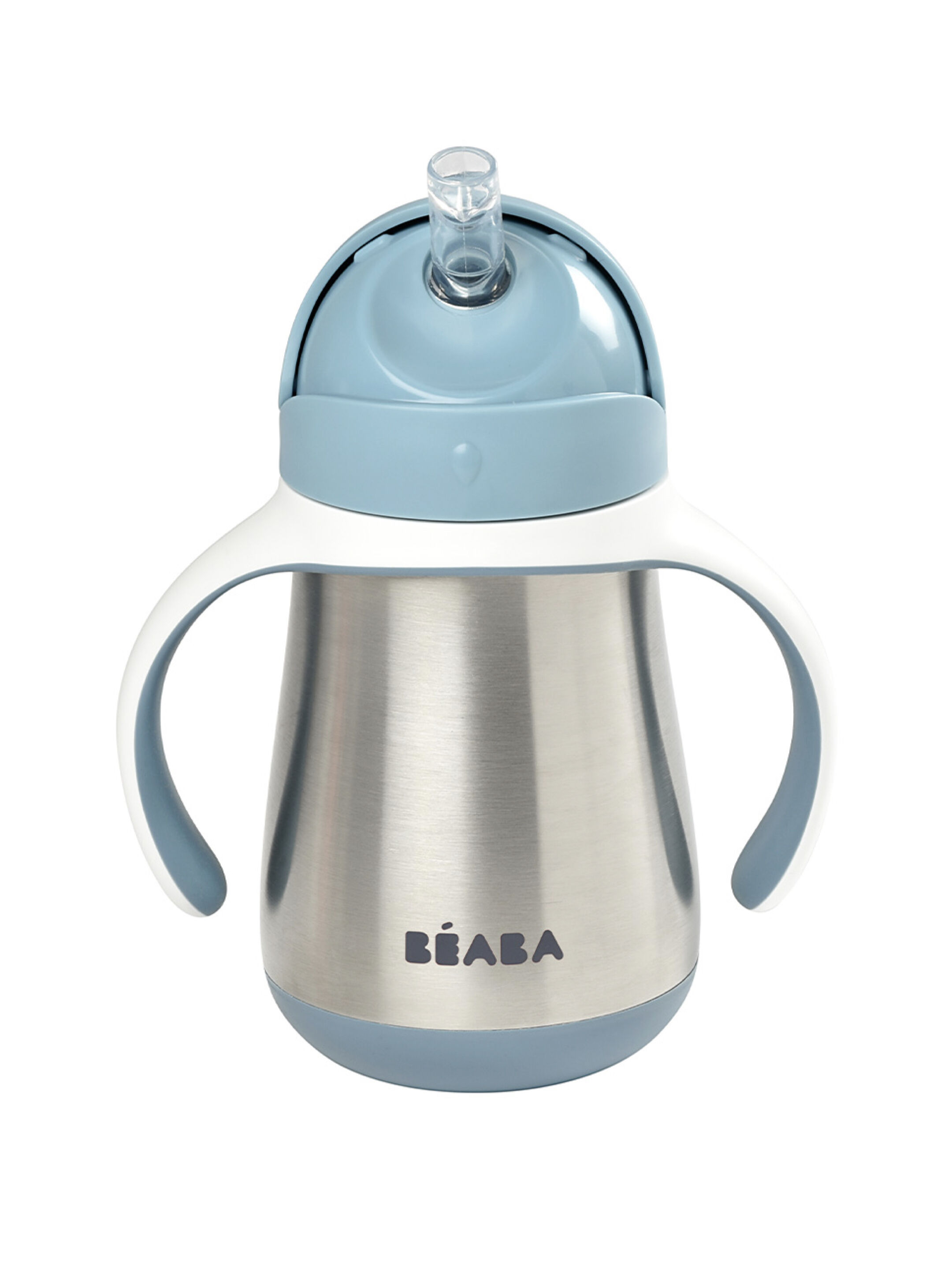 Beaba Stainless Steel Straw Cup - Windy Blue image number 3