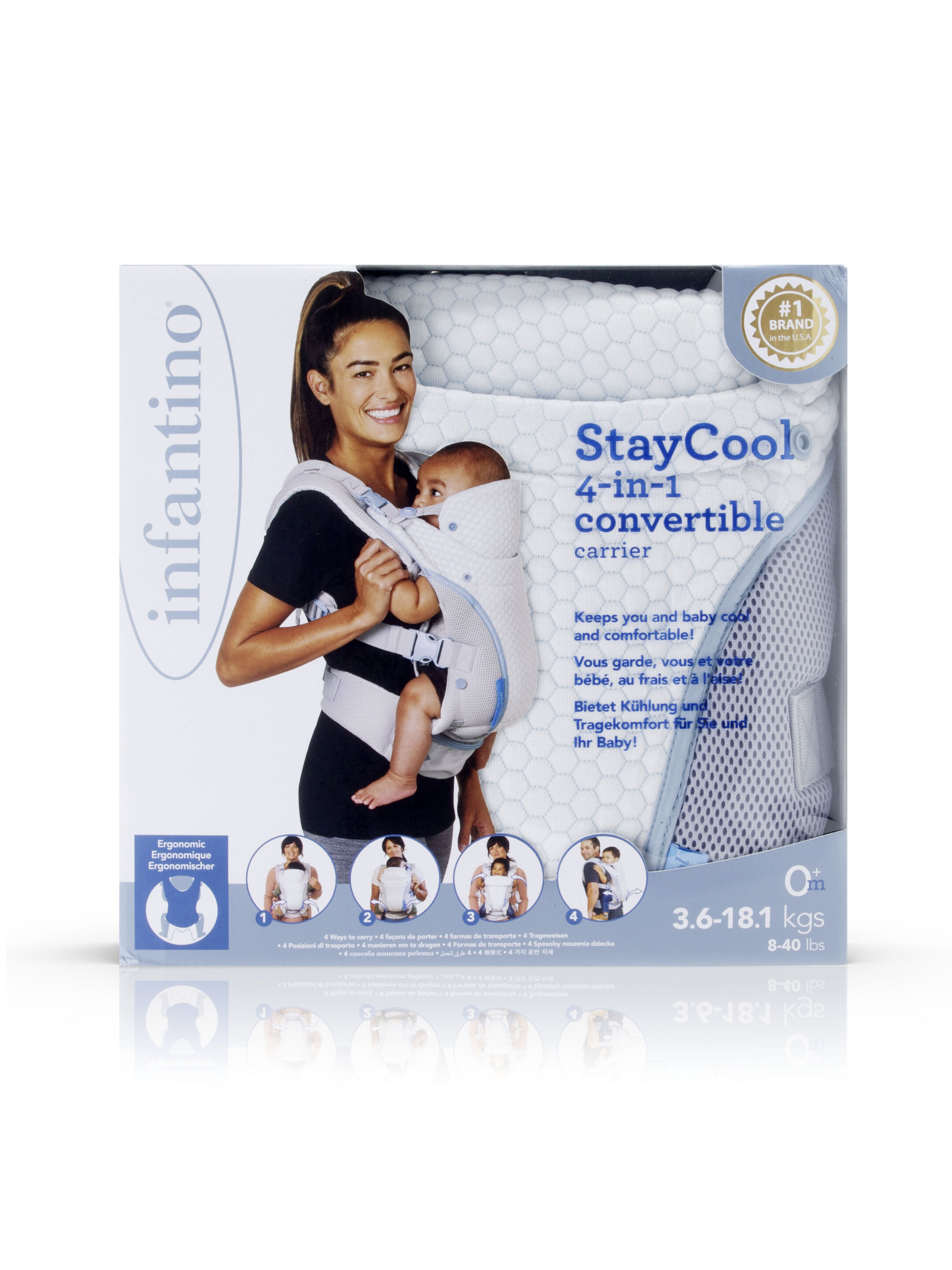 Infantino StayCool 4-in-1 Convertible Carrier image number 5