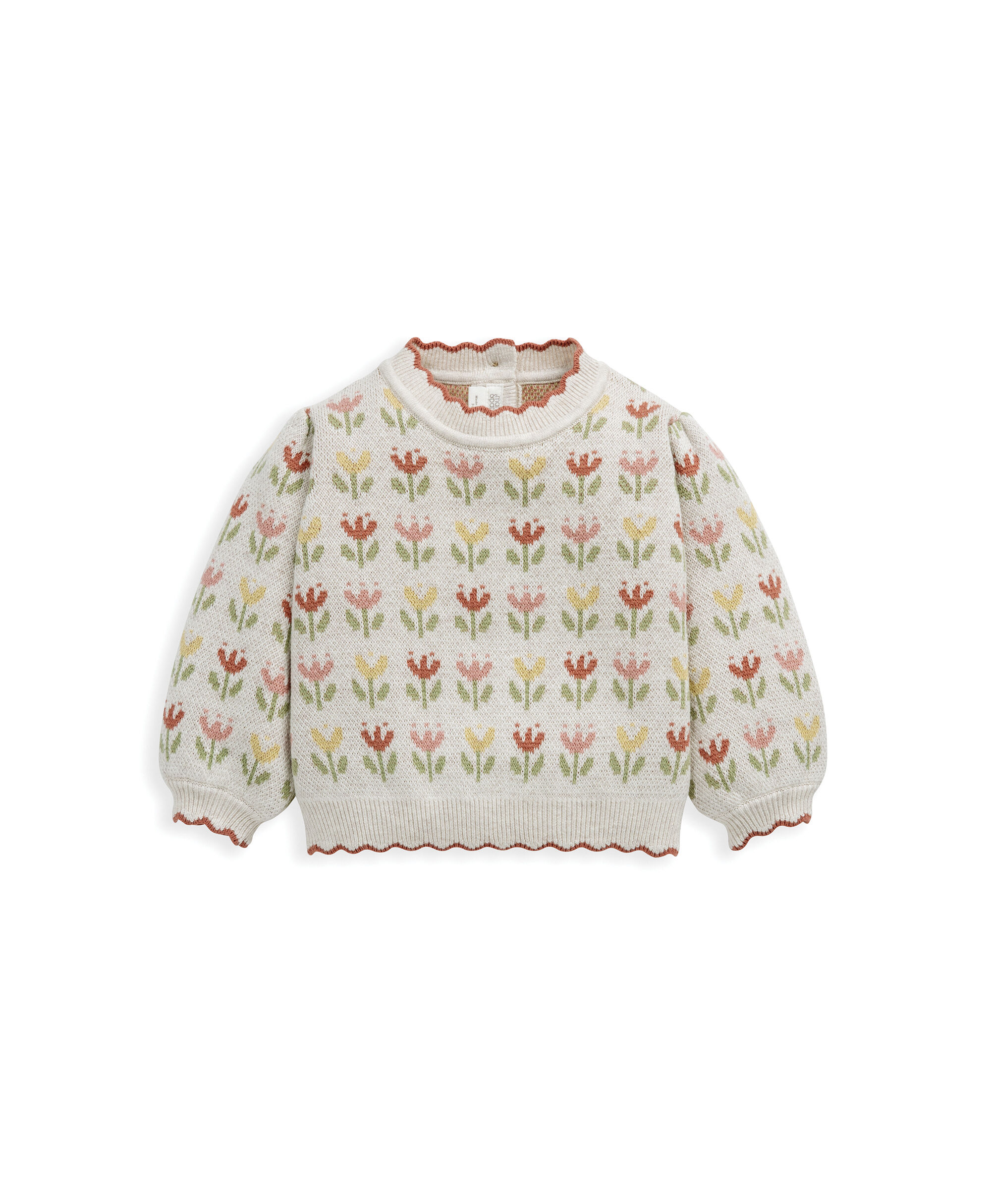 Floral Knitted Jumper image number 2