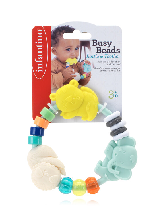 Infantino Busy Beads Rattle & Teether image number 3