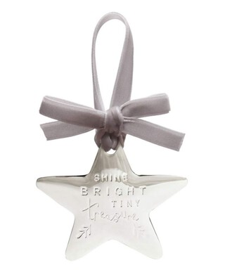 Forever Treasured Hanging Star - Silver