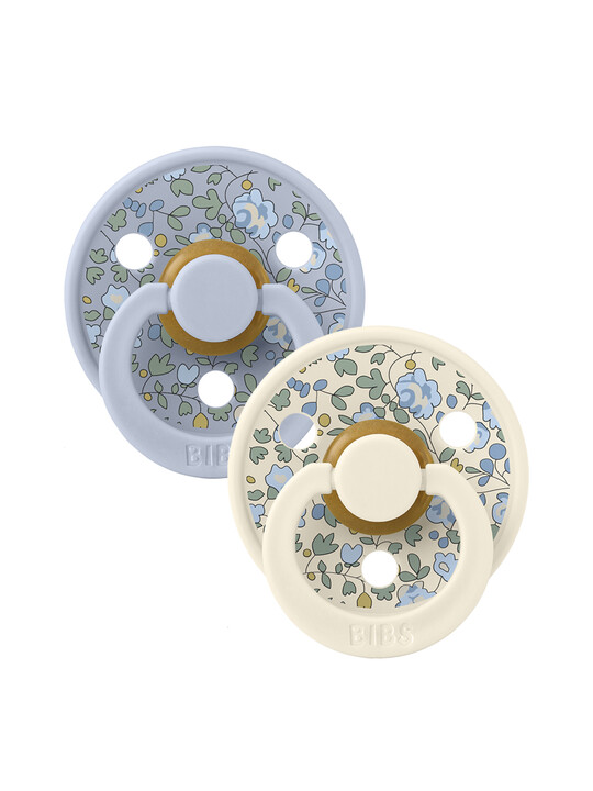Bibs x Liberty Pacifier Eloise Collection - Dusty Blue Mix (6+ months) image number 1