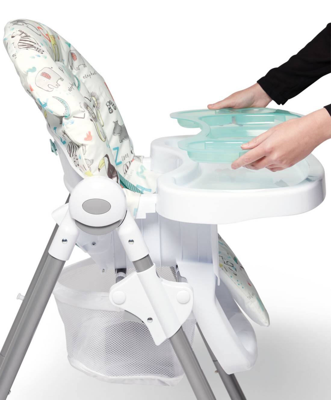 Snax Adjustable Highchair with Removable Tray Insert - Safari image number 3