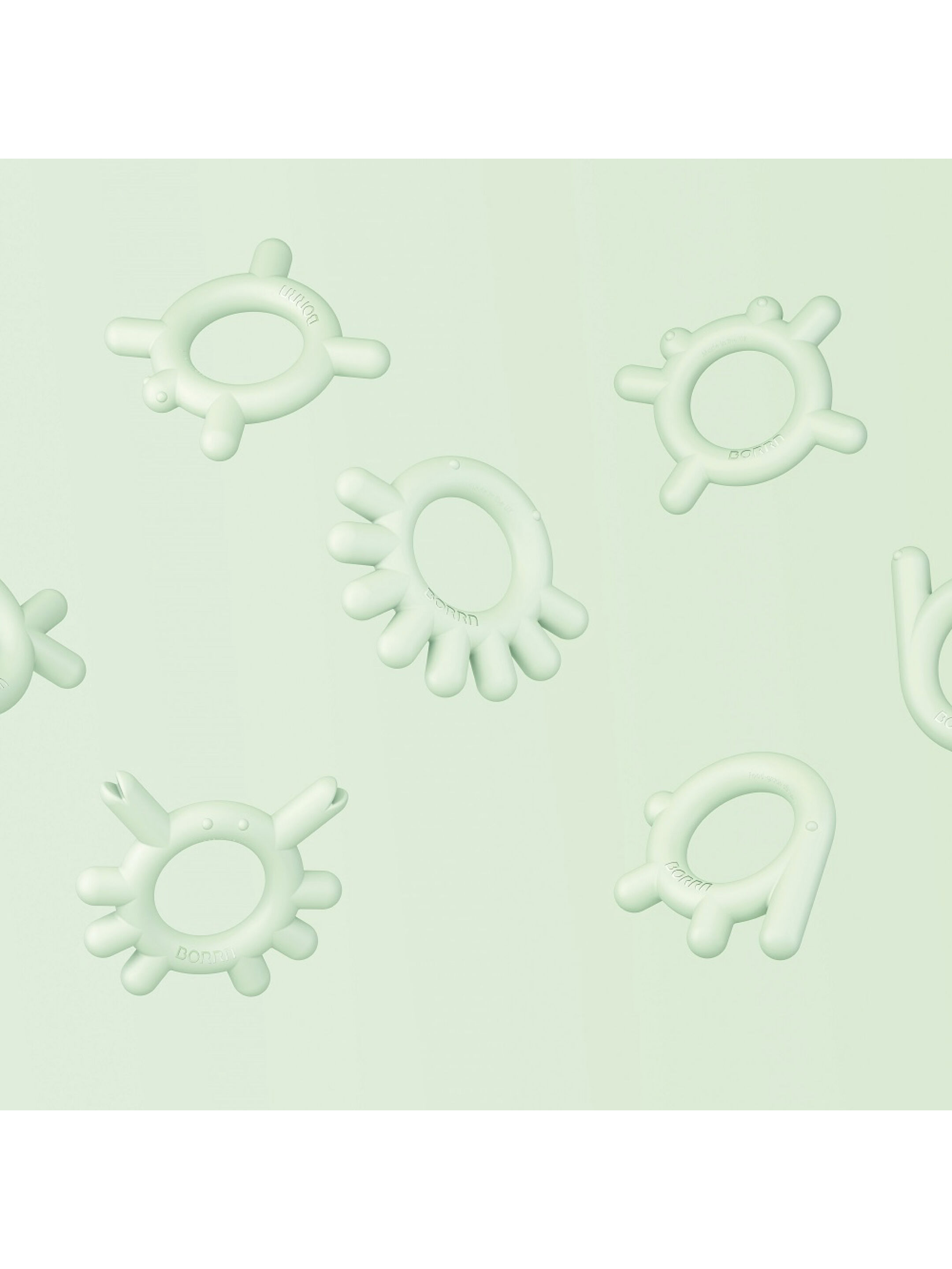 BORRN Silicone BPA Free, Non Toxic Teether - Elephant image number 3