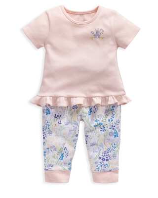 Floral Print Jersey Pyjamas