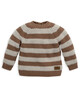Brown & White Striped Jumper image number 1