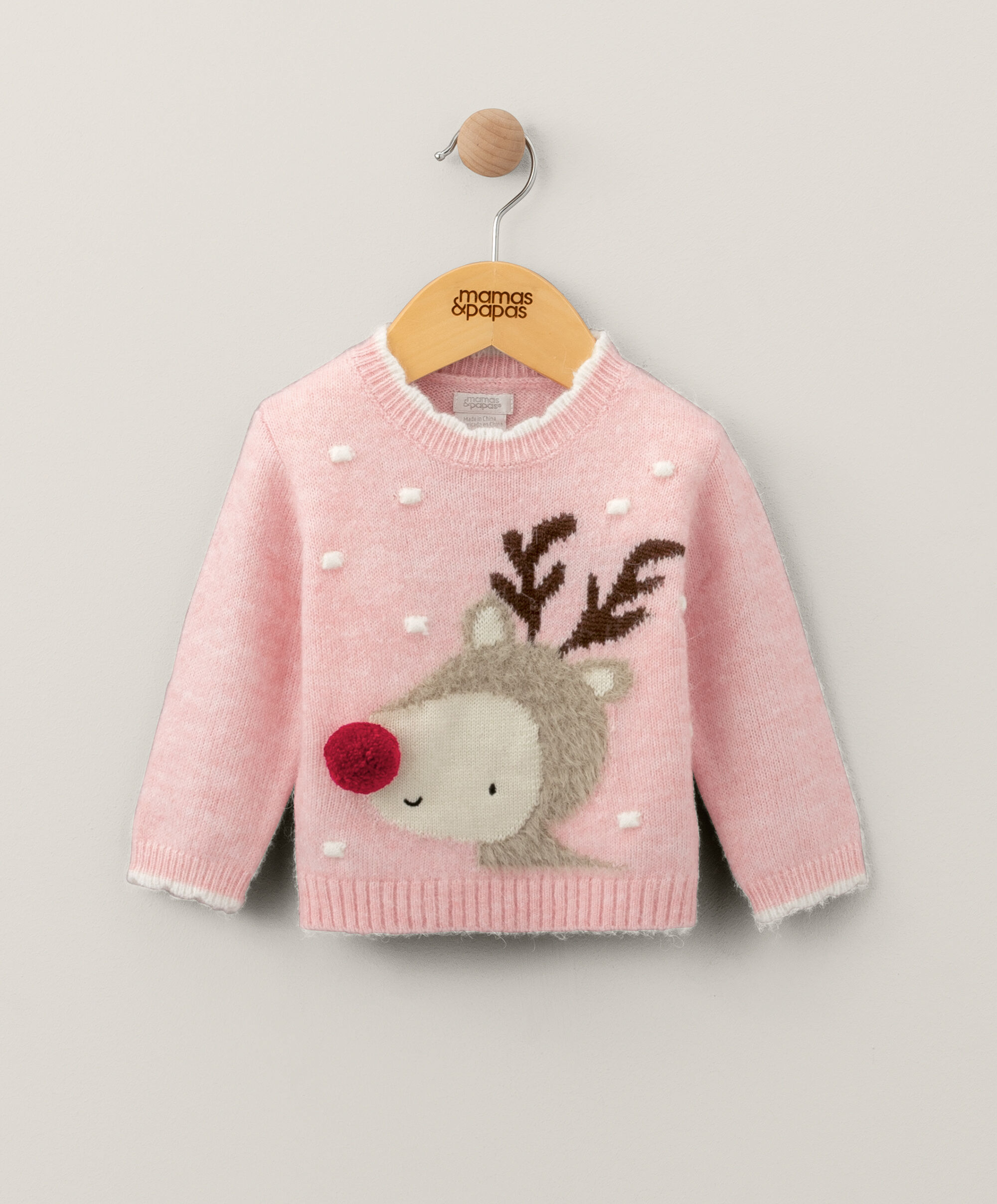 Reindeer Christmas Jumper image number 1