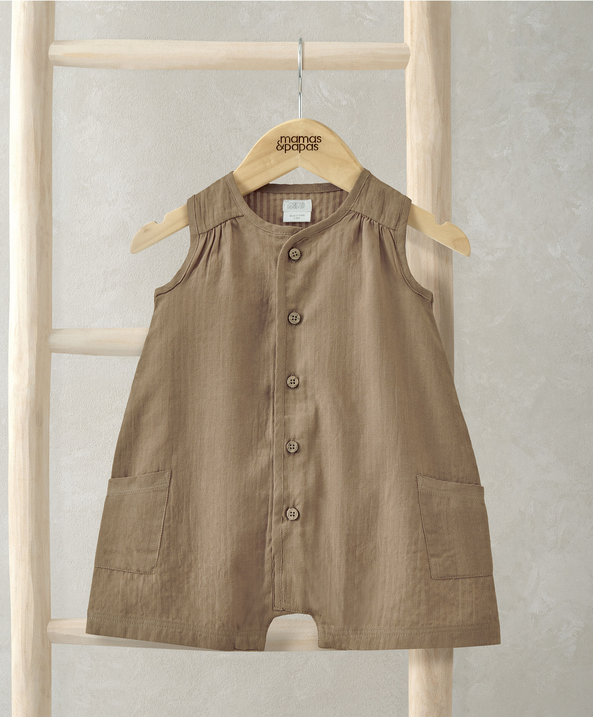 Seersucker Romper image number 1