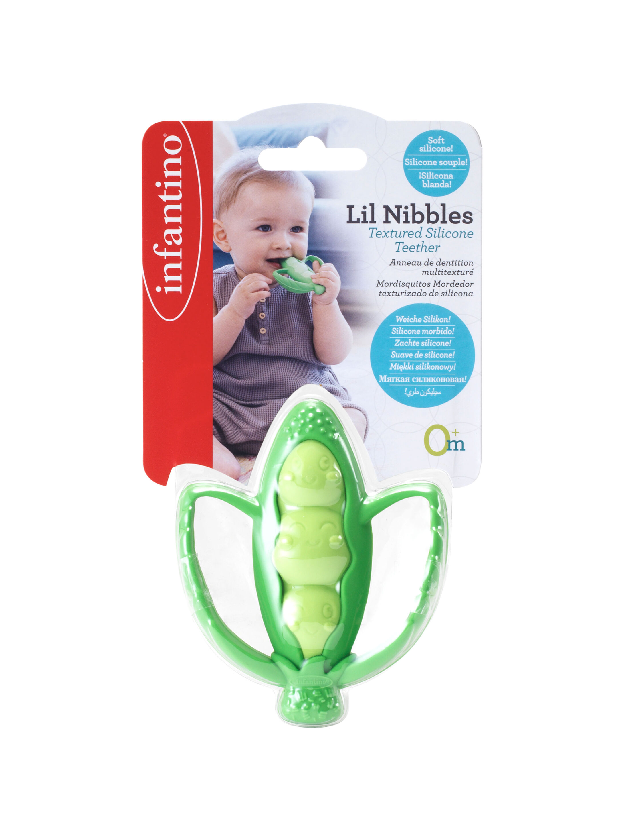 Infantino Lil Nibbles Textured Silicone Teether image number 4