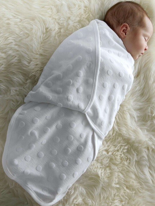 Swaddle Wrap - White Spot image number 2