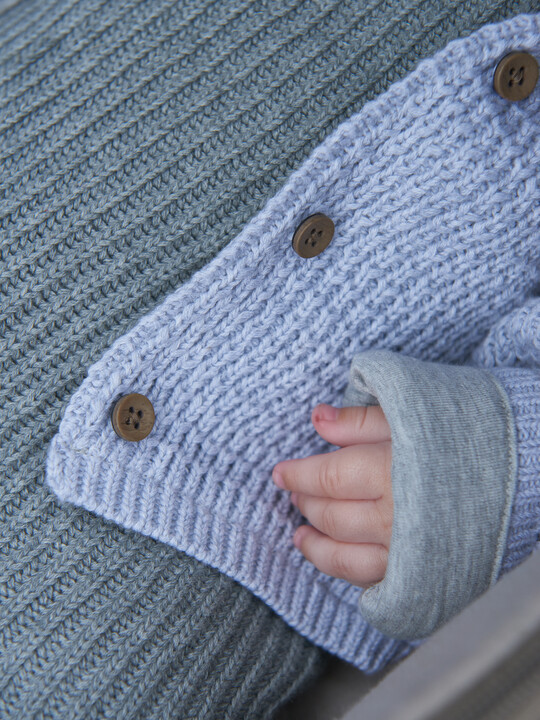 Grey Knitted Cardigan image number 6