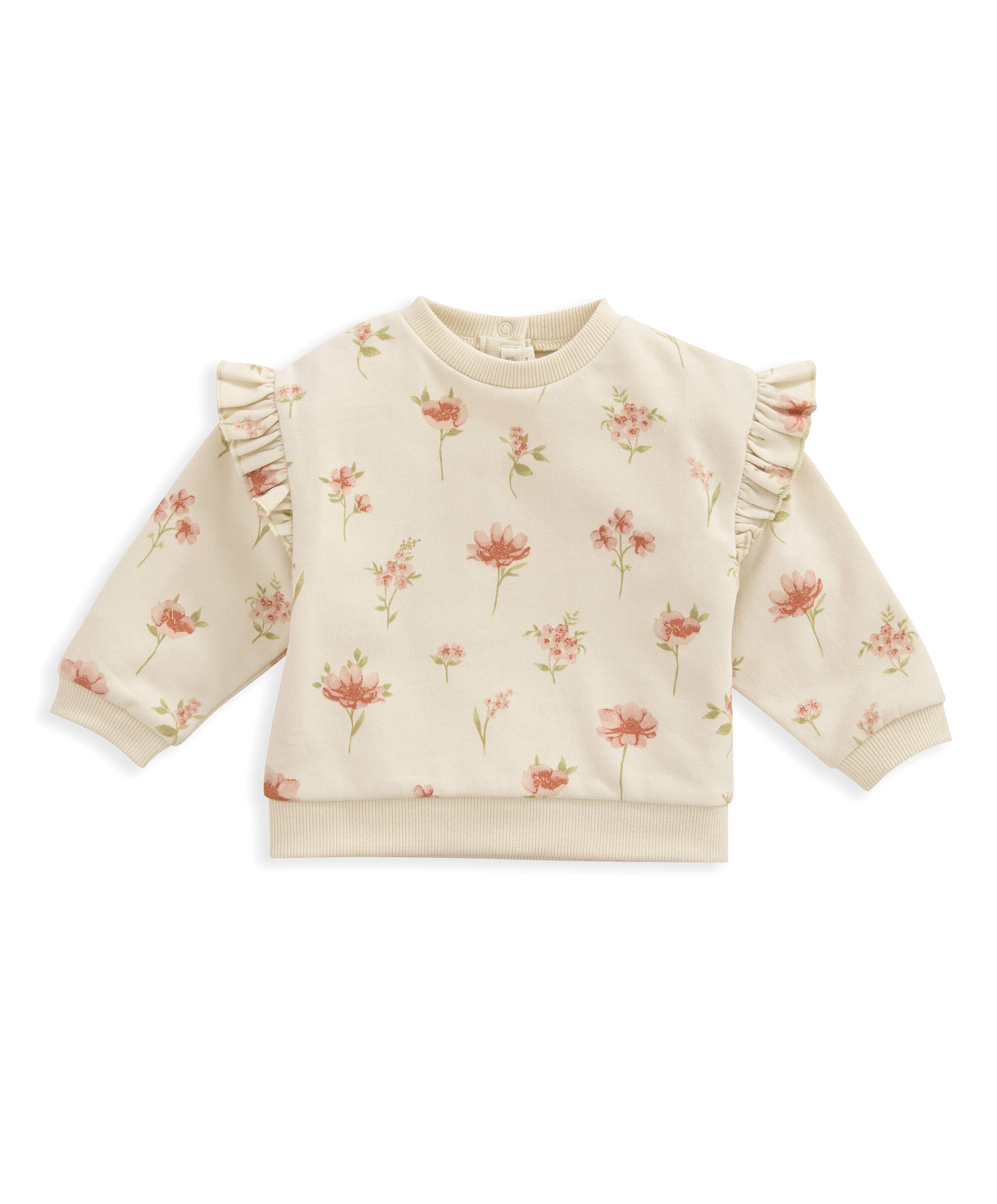 Watercolour Floral Bodysuit & Joggers - Pink image number 2