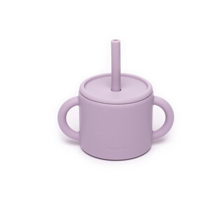 Pippeta Silicone Cup & Straw - Lilac
