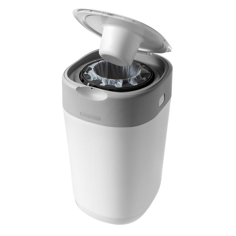 Tommee Tippee Twist and Click Advanced Nappy Disposal Sangenic + 6pcs Refill - White image number 6