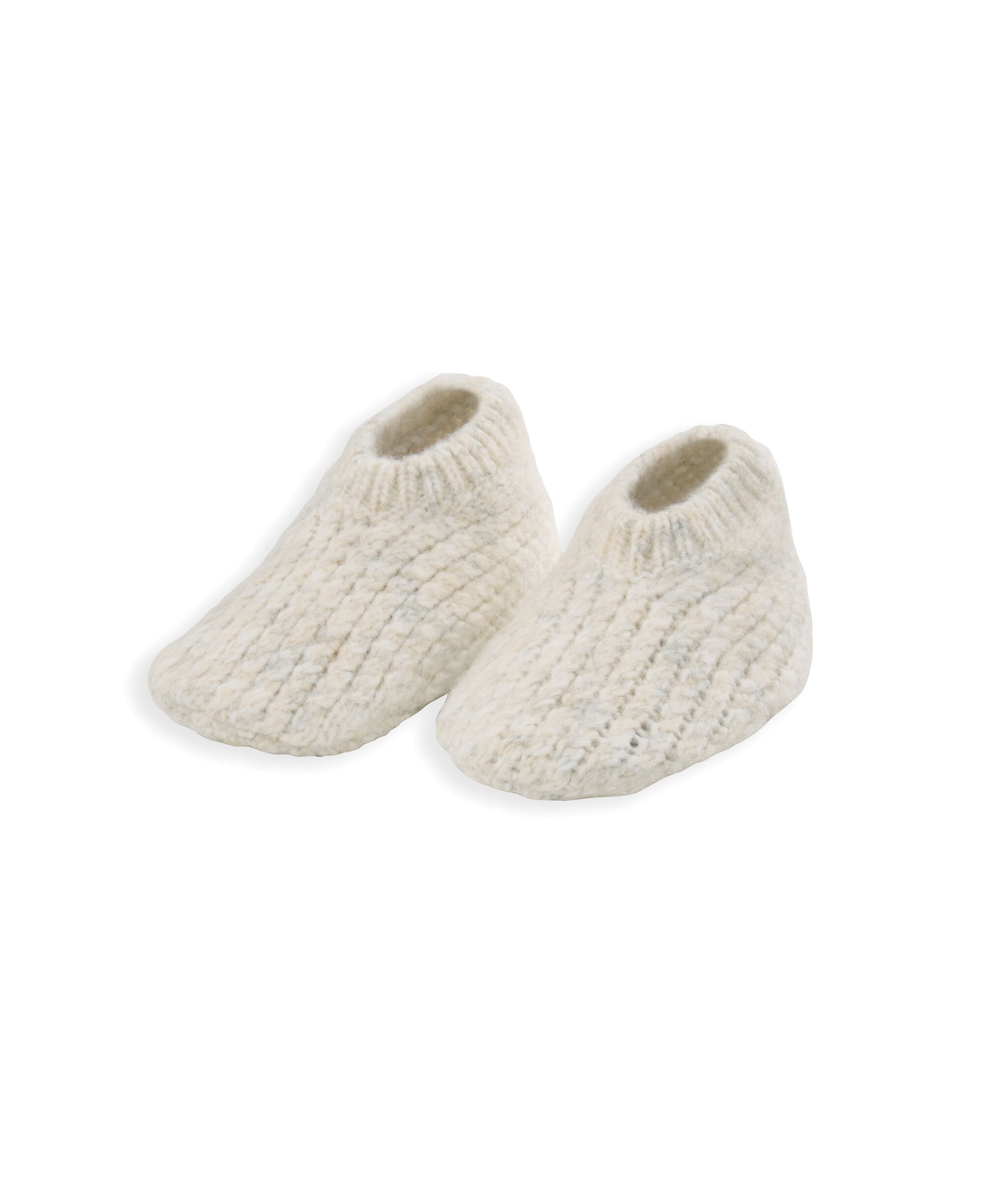 Knitted Hat & Booties - Beige image number 3