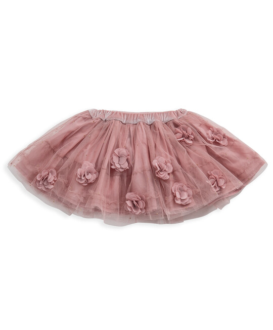 Pink Tutu with 3D Flowers image number 1