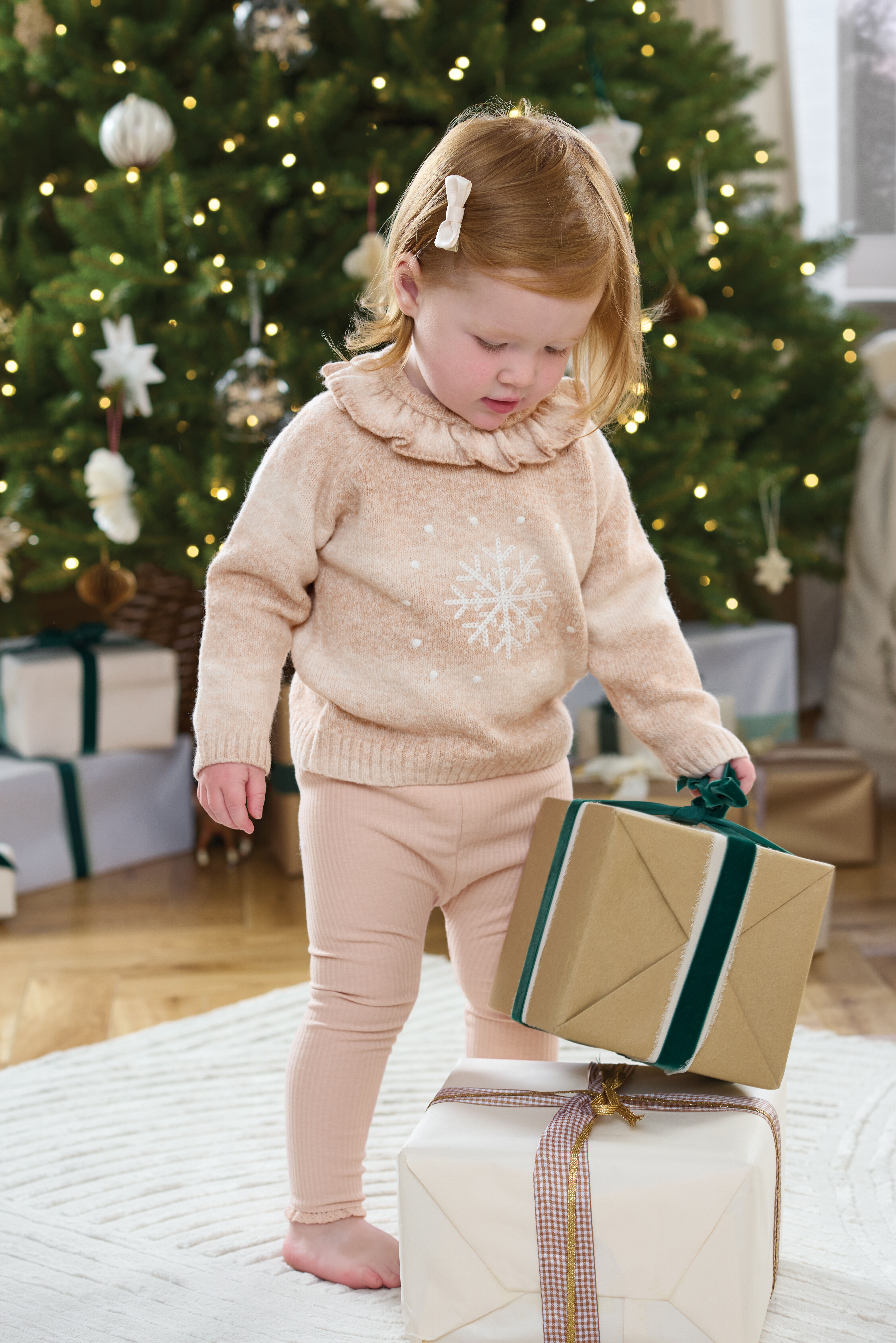 Snowflake Christmas Jumper image number 3