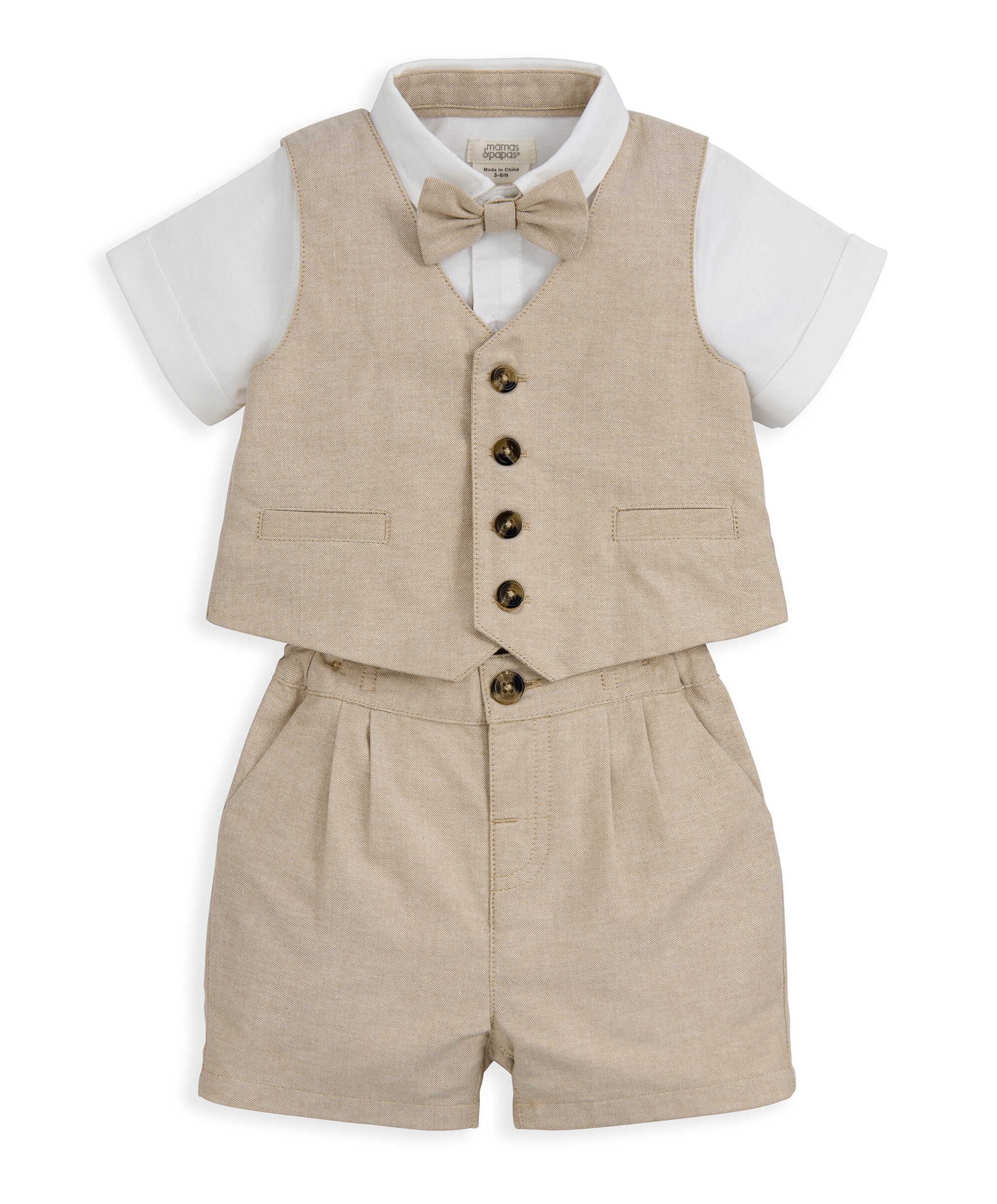 4 Piece Suit - Brown image number 2