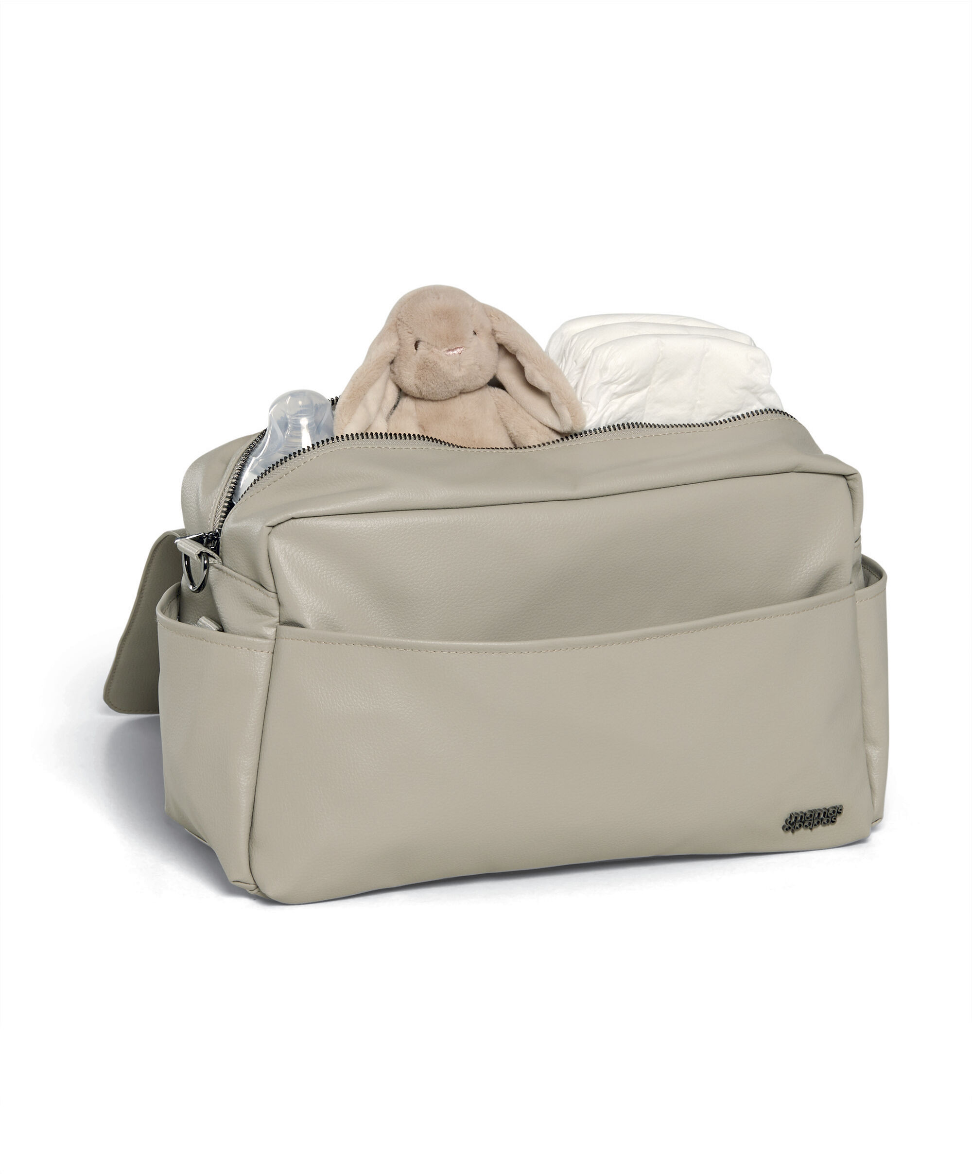 Stroller Organiser - Eco Leather Truffle image number 2